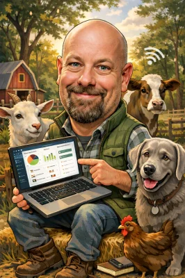 Russell Hudson, founder of Mind the Farm